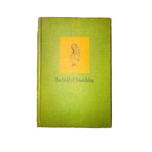 Hallmark The Gold Of Friendship Vintage Mini Hardcover Book 1967